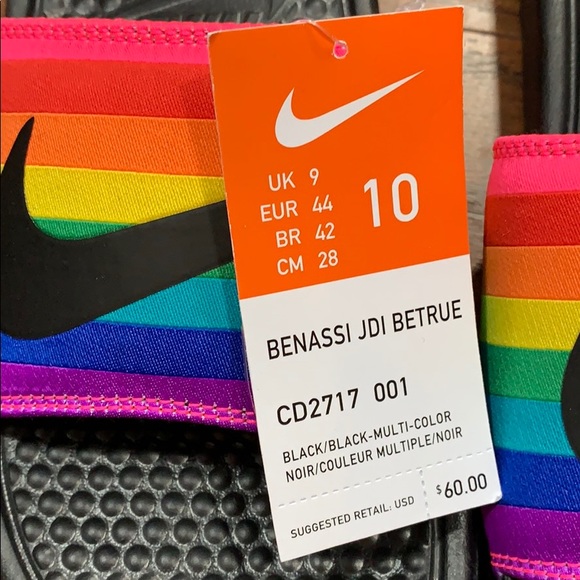 NIKE BENASSI JDI BETRUE Black/Black-Multi-… - Picture 5 of 16